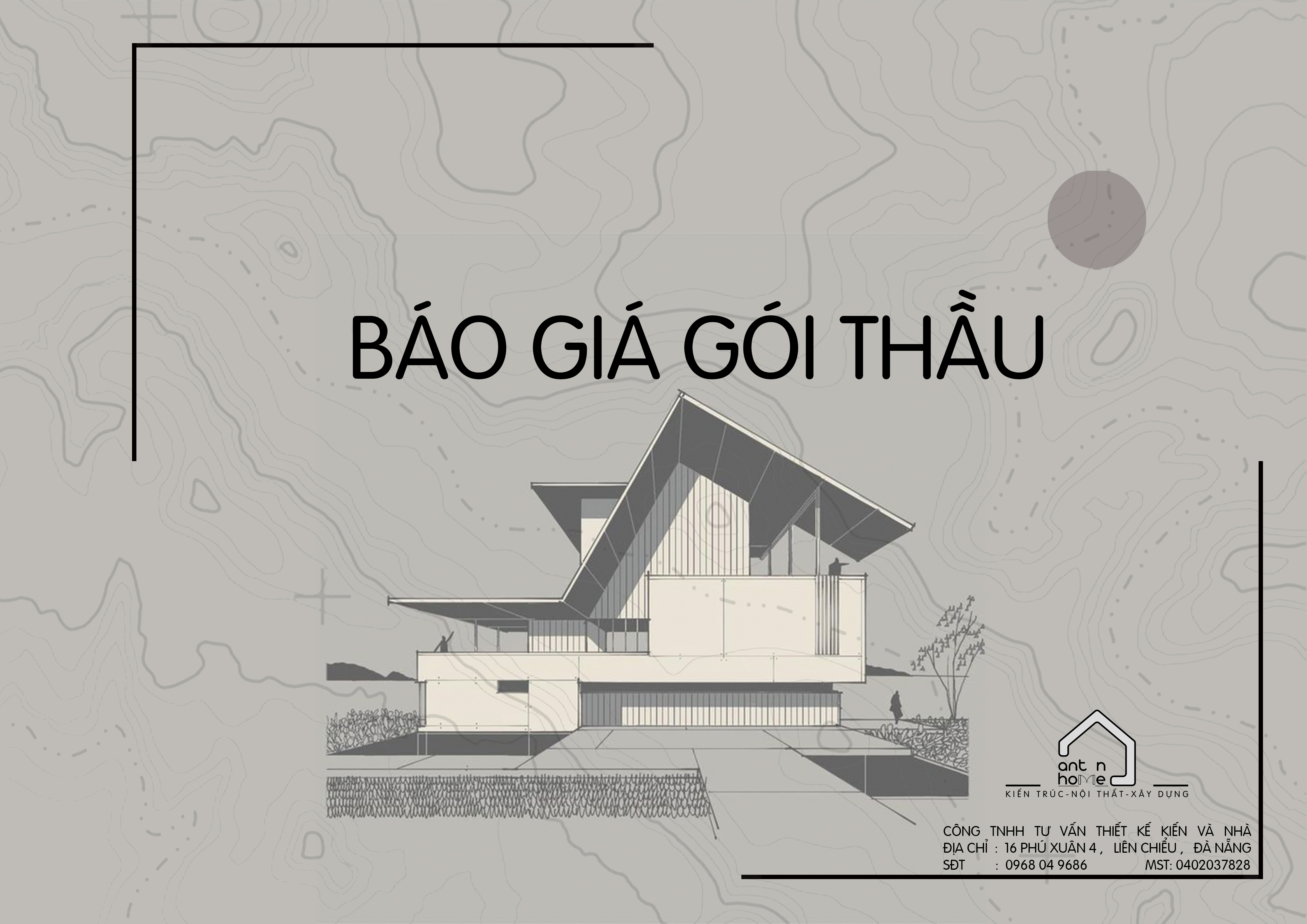 BÁO GIÁ THIẾT KẾ